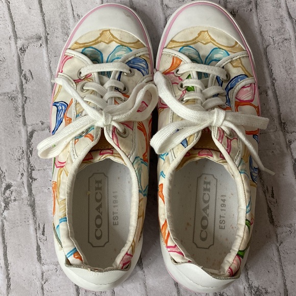 Coach (19023) Poppy Dream Glam Tote with matching shoes (size 8-1/2) - Picture 14 of 16